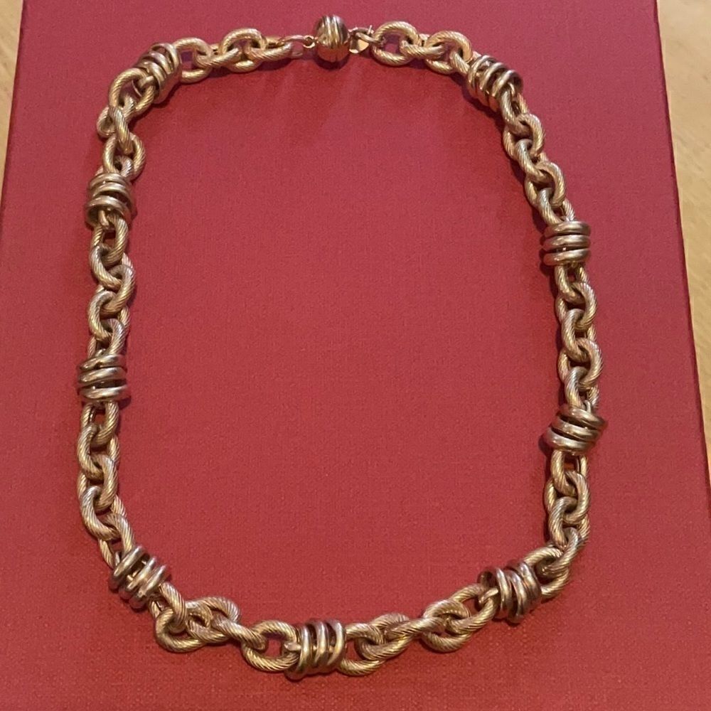 Bronze Milor Italy Rose Gold Necklace